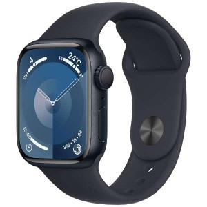 【新古品】Apple Watch Series 9 GPSモデル 41mm MR8W3J/A ミッドナイトスポーツバンド S/M