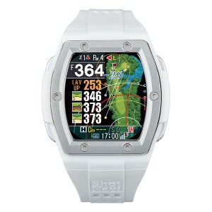 【新品】Shot Navi ショットナビ 腕時計型 GPS ゴルフナビ Crest2 クレスト2 【2023 新作】ホワイト