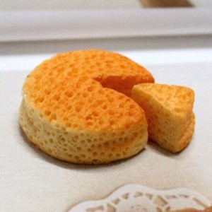 シフォンケーキ アクリルパーツ 1個販売 パティシエ スポンジケーキ デザート シェフ スイーツ お菓子 おかし フード 食玩 食品サンプル 