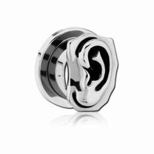 [00G 12mm 14mm 16mm 大きいゲージサイズの ボディピアス] 耳トンネル・ボディーピアス １個販売 おもしろい 面白い 個性的 ステンレス 