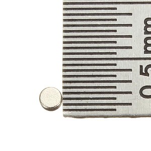 マグネットパーツ（2mmx1mm） 1個販売 磁石 ピアス イヤリング マグネット DIY用 マグネットピアス メンズ レディース キャッチ 貼る 磁