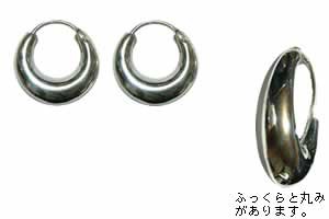 アリーナリングピアス/1ペア 両耳 外径20mm フープピアス シルバー925 耳たぶ 軟骨 20G 20ゲージスリム 細い シルバーピアス 高級 銀の純