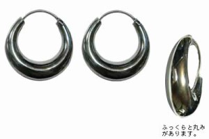 アリーナリングピアス/1ペア 両耳 外径32mm フープピアス シルバー925 耳たぶ 軟骨 20G 20ゲージスリム 細い シルバーピアス 高級 銀の純