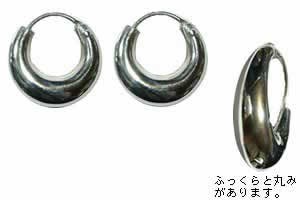 アリーナリングピアス/1ペア 両耳 外径15mm フープピアス シルバー925 耳たぶ 軟骨 20G 20ゲージスリム 細い シルバーピアス 高級 銀の純