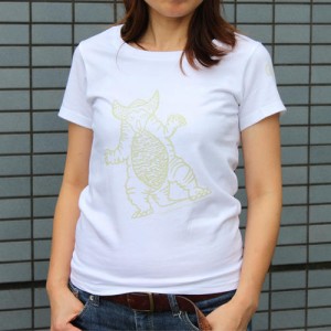 Shinzi Katoh シンジカトウ 【Tシャツ レディースS GOMORA ULTWH2005】（ティーシャツ シャツ 半そで ウルトラマン うるとらまん　怪獣 