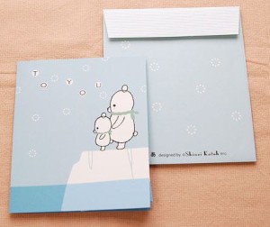 Shinzi Katoh シンジカトウ 【カードそらべあsnow ありがとう】(グリーティング メッセージ 手紙 感謝 母の日 キャラクター かわいい ポ