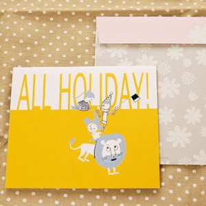 Shinzi Katoh シンジカトウ 【カードOZ happy holiday】(グリーティング メッセージ 手紙　お祝い キャラクター かわいい 童話 寄せ書き)