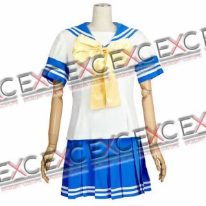 らきすた 陵桜学園高校女子制服 夏服 風 コスプレ衣装