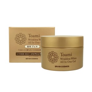 【医薬部外品】Toami(トアミ) リンクレスホワイトオールインワンジェル 100g (定形外郵便送料無料) 薬用 スキンケア 美白 シワ しみ そば