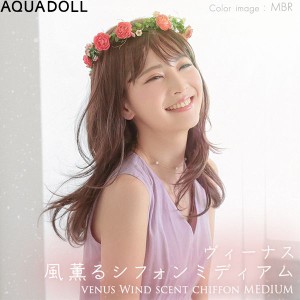 アクアドール ヴィーナス 風薫るシフォンミディアム[pw103] (送料無料) AQUADOLL フルウィッグ ミディアム