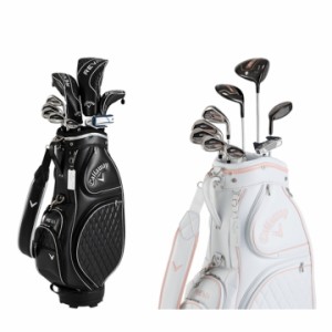 右用 レディース キャロウェイ REVA 10点セット ゴルフクラブ9本組＋キャディバッグ 日本仕様 Callaway レヴァ レバ 女性用