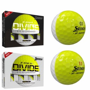 【送料無料】2023 スリクソン Z STAR シリーズ (Z-STAR / Z-STAR XV) DIVIDE ゴルフボール 1ダース(12球入り) US仕様 SRIXON ディバイド