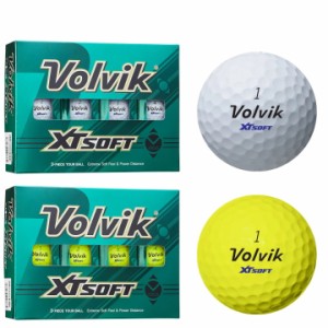 【送料無料】ボルビック Volvik XT SOFT ゴルフボール 1ダース (12球入り) 日本仕様 XT ソフト【メール便不可】