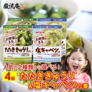 たたき きゅうり の 素 塩 キャベツ の 素 4袋 セット 選べる マルトモ 野菜まる お買い得 お徳用 業務用 漬物 簡単 送料無料 塩だれ 調