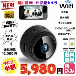 【送料無料・税込み】最新 超小型 マイクロ カメラ TB-A9ex wi-fi バッテリー 320mAh 高画質 200万画素 720P 録画 マイクロSDカード 64GB