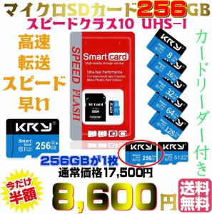 【送料無料・税込み】256GB マイクロ SD カード Micro SD card class 10 クラス UHS 1 激安 爆速 3年保証 記録 媒体 書き込み 読み込み T