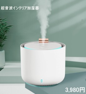 【送料無料・税込み】最新 TBH-04 大 タイプ 超音波加湿器 エコ 静音 おしゃれ 肌乾燥対策 超音波式加湿器 ミニ加湿器 卓上 オフィス デ