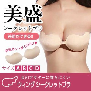 絶対使えるシークレットブラ パーティー 水着 結婚式 キャバ嬢愛用 ヌーブラ ソープも使える♪ 普段着でも パーティーでも 谷間メイクに 