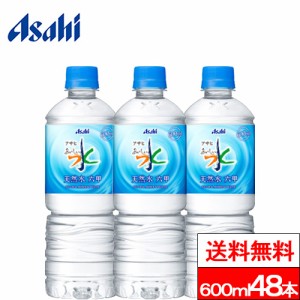 送料無料  アサヒ おいしい水 六甲 天然水 600mlPET 24本×2箱 （計48本） 六甲のおいしい水 水 ミネラルウォーター 六甲の水 みず お水 