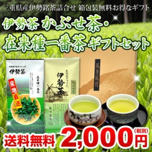 伊勢 丸中製茶 伊勢茶 かぶせ茶 在来種一番茶 ギフト セット メール便 送料無料（ 国産 三重県産 産直 産地直送 お得 プチギフト プレゼ