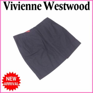 ヴィヴィアン ウエストウッド スカート オーブボタン ミニ ♯42サイズ レッドレーベル シャドウストライプ ブラック系 Vivienne Westwood