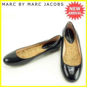 マークバイマークジェイコブス パンプス #37 1 2 ブラック MARC BY MARC JACOBS レディース 1点物 人気 良品 秋 オシャレ 大人 T10970 中