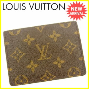 ルイヴィトン 定期入れ ケース パスケース ポルト2カルトヴェルティカル モノグラム PVC×レザ-M60533 Louis Vuitton レディース 1点物 