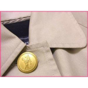 9ARサイズ ロング丈 バーバリー ホースボタン 激安 人気 【中古】 レディース コート BURBERRY F1295 . シングル ベージュ