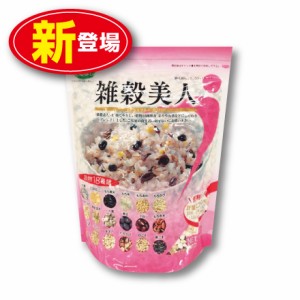 新登場　麦のいしばし　雑穀美人　750g　単品　 計量スプーン付き　チャック袋入り　18種類の穀物　石橋工業　大麦　発芽玄米　黒大豆　