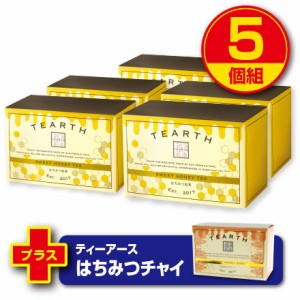 【期間限定特価】【新登場・送料無料】ティーアース はちみつ紅茶（はちみつチャイ25包プレゼント） 50g（2g×25袋）（5個組）ティーバッ