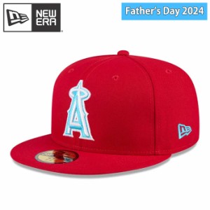 即日出荷 限定 newera ニューエラ キャップ 野球帽 59FIFTY オンフィールド 2024 MLB Father's Day ロサンゼルス・エンゼルス 父の日 141