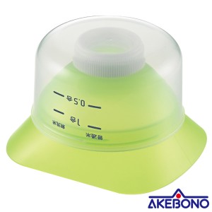 AKEBONO 米びつろうと グリーン/PM-431/家庭用品、キッチン用品、米びつ、ろうと