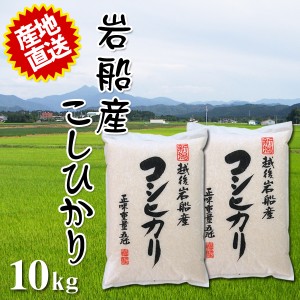 令和5年産 岩船産コシヒカリ 米 10kg (5kg×2個) 2023年度産 令和5年産 米 お米 とれたての美味しさ ご贈答にも最適