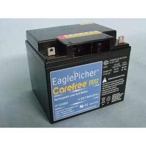 メンテナンスフリー イーグルピッチャー(EaglePicher) ディープサイクルバッテリー CF12V38DC