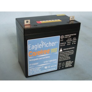 メンテナンスフリー イーグルピッチャー(EaglePicher) ディープサイクルバッテリー CF12V60SDC