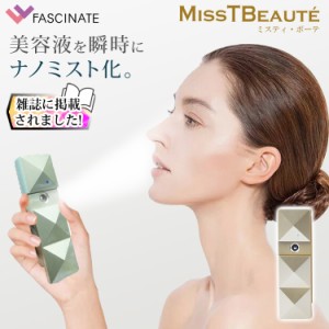 【公式】 Miss T Beaute ミスティ・ボーテ 美容液用 フェイススチーマー ハンディミスト ナノミスト nano スチーマー 保湿 補水 美顔器 f