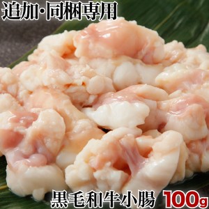 宮崎県産黒毛和牛 小腸　100g コプチャン ホルモン 単品 同梱専用 クール