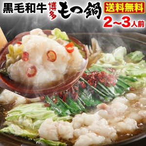 ギフト もつ鍋 博多 和牛小腸 博多もつ鍋セット  2〜3人前 ちゃんぽん麺付き 小腸 コプチャン ホルモン 柚子胡椒 送料無料 ギフト 内祝い