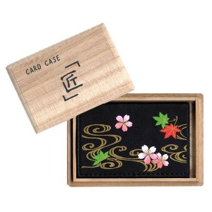 名刺入れ 和柄 オムレット型カードケース 春秋和風 和柄 日本土産 記念品に人気です。