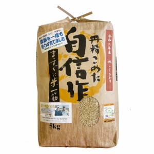 特別栽培米 玄米 5kg 農薬不使用（栽培期間中） 種子消毒不使用 福岡県産 令和5年産