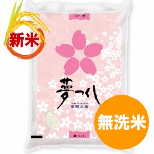  夢つくし 無洗米 5kg 福岡県産  一等米 2022年産 新米  コメ 米 こめ