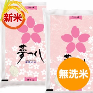  夢つくし 無洗米 10kg 福岡県産 一等米 2022年産 新米  コメ 米 こめ