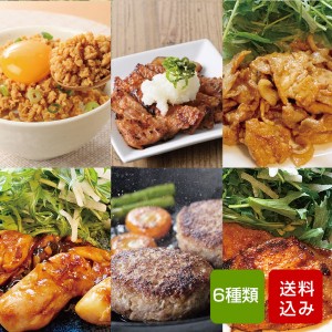 惣菜 バラエティセット 6種類入 少量サイズ 肉惣菜  惣菜セット  宮崎県産 冷凍