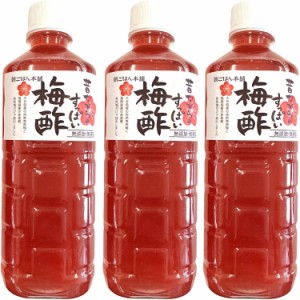 梅酢 500ml×3本入 無添加 無着色 赤梅酢 塩分濃度22％