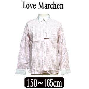  Love Marchen ラブメルヘン ドット柄　ブラウス 35003 310ピンク 150cm 160cm 165cm 子供服　女の子 フォーマル 入学式 卒業式(5