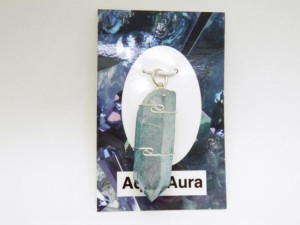 現品 リッチブルーアクアオーラクォーツ ヒーリングトップペンダントトップ NO.4【Aqua・Aura・Quartz】天然石 風水 パワーストーン