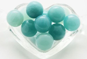 アマゾナイト（アメリカ産）/天河石（Amazonite）/聖なる愛情/お守り 丸玉 10mm アメリカ産 【穴なし一粒売りビーズ】 風水 パワーストー