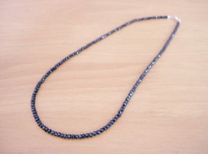 パワーストーン ブラックスピネル ネックレス 3mm 天然石 パワーストーン