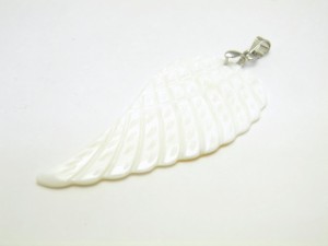 天使の羽 マザーオブパール 約54mm バラ売り