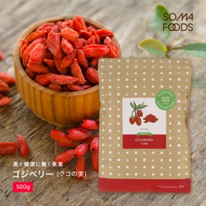 ゴジベリー 500g クコの実 無添加 無着色 スーパーフード 美容 栄養 goji berry ドライフルーツ 枸杞の実 大容量